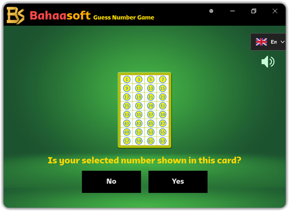 Bahaasoft Guess Number Game